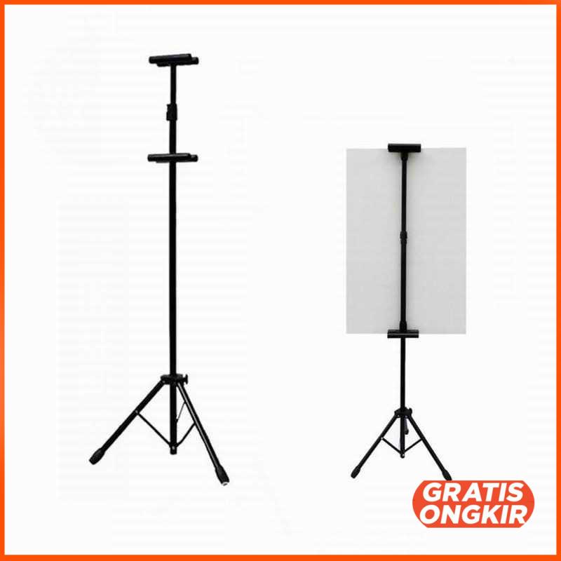 Telescopic Tripod Poster Banner Iklan Stand FC-281223 2 section