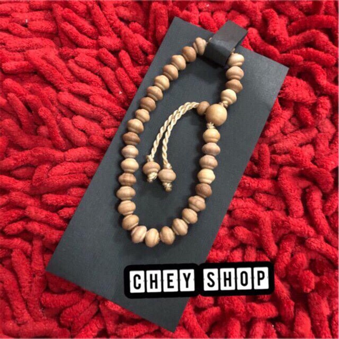 Tasbih Gelang Kayu Cendana ORIGINAL Gelang Tasbih Kayu Cendana Wangi