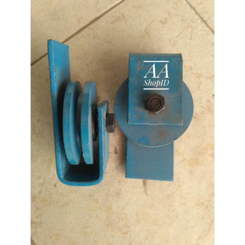 roda gantung roda katrol pintu besi garasi