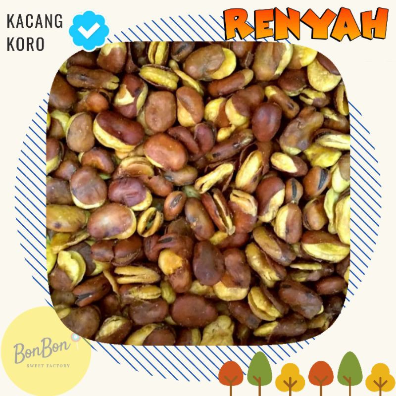 

Kacang Koro Kulit 250 Gram / Koro Asin