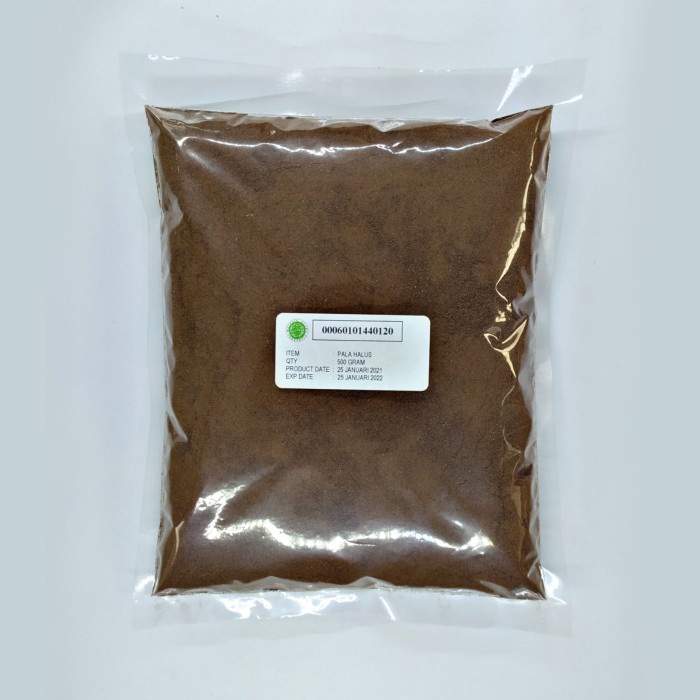 

PALA BUBUK / NUTMEG POWDER KEMASAN 500 GRAM KUALITAS PREMIUM 100% ASLI