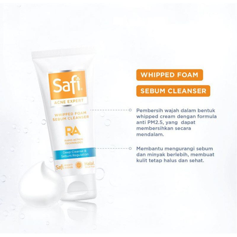 Safi Acne Expert Whipped Foam Sebum Cleanser 100g