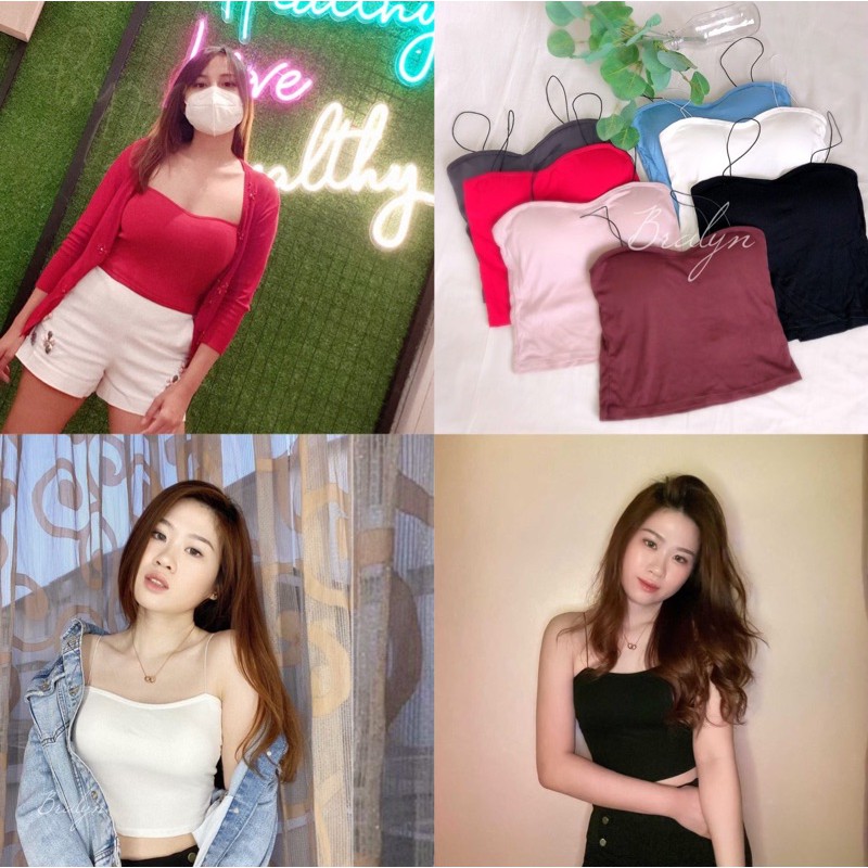 COD PIERRE TANK TOP (include cup bra,tanktop, camisole,tank top ada cup busa,bra built in,crop top