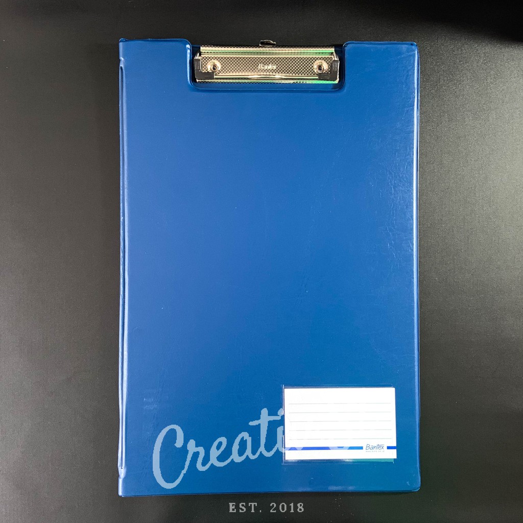 

BANTEX Clipboard With Cover F4 Folio 4211 Papan Jalan