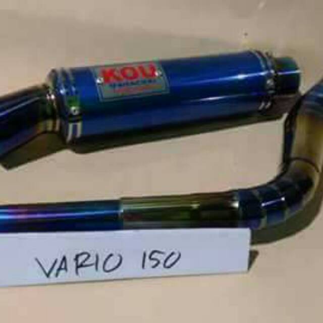 Knalpot kou matik blue moon vario