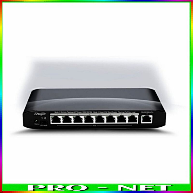 SWITCH POE Ruijie RG ES109G-LP-L Switch 8 POE UNMANAGED Gigabite