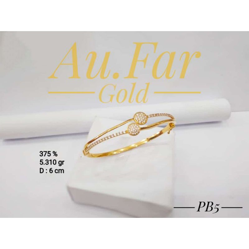 Fashion Aksesoris Wanita Perhiasan Gelang Emas 375