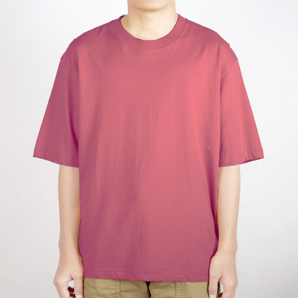 OVERSIZE TEES DUSTY ROSE