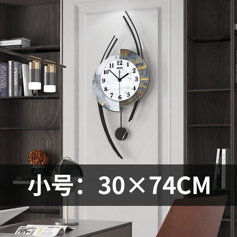 [Amoy_Store]Hiasan dinding jam mewah import/modern minimalis/kreatif fashion liontin