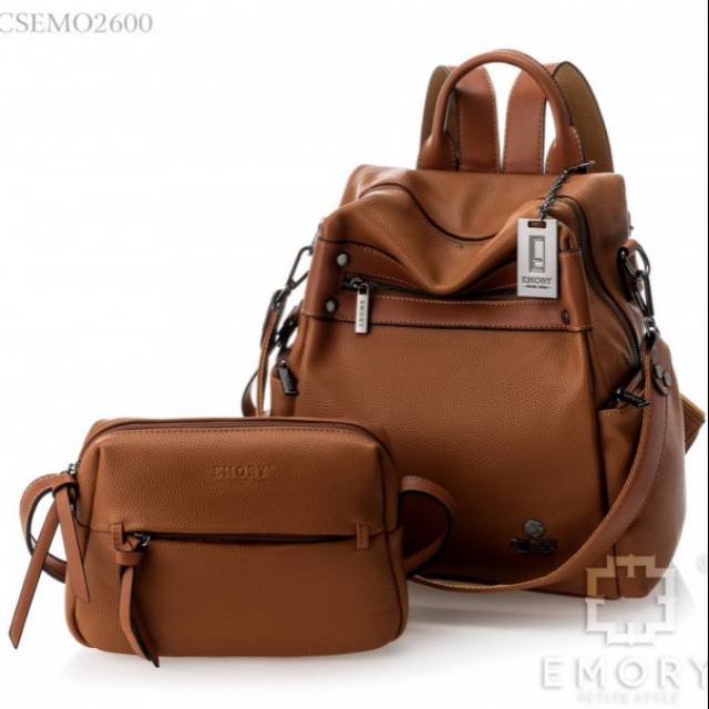 EMORY VALERYA SERIES CSEMO2600 / TAS RANSEL 2in1 with SLING BAG ORIGINAL BRAND