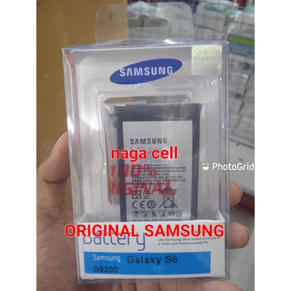 Batre Baterai Battery Samsung S6 S6 Flat G920 ORi ASLII