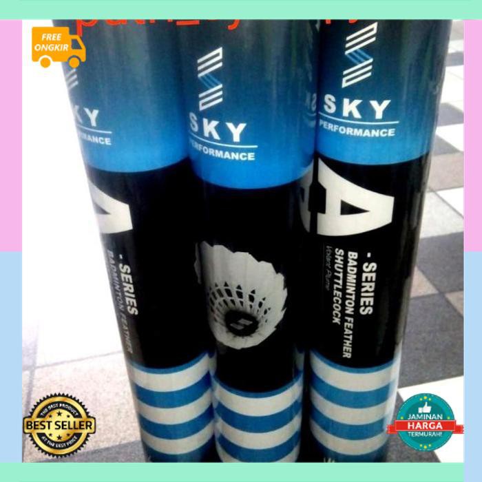 COD shuttlecock sky / kok sky biru / shuttle cock sky GRATIS ONGKIR