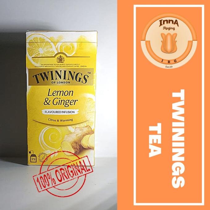 

[COD] Twinings Lemon Ginger Flavored Dan Pure Camomile 25 Infusion Bag [COD]