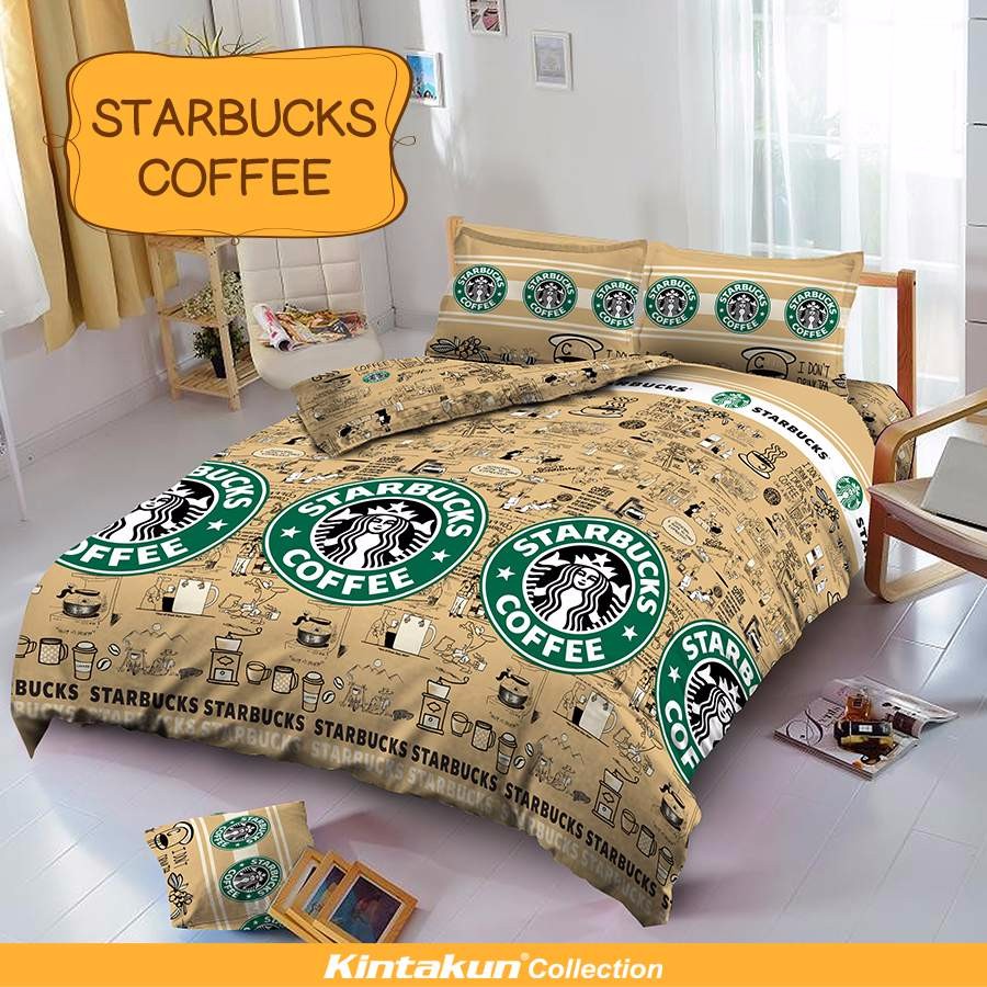 Turun Harga Sprei D'luxe Kintakun ukuran 180 x 200 - Starbucks Coffee Terlaris