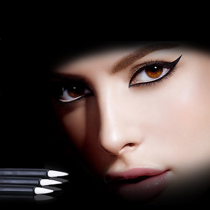 [1Pc Disposable Fiber Eyeliner Brush][ Eyes Professional Brushes][ Beauty Makeup Tools]