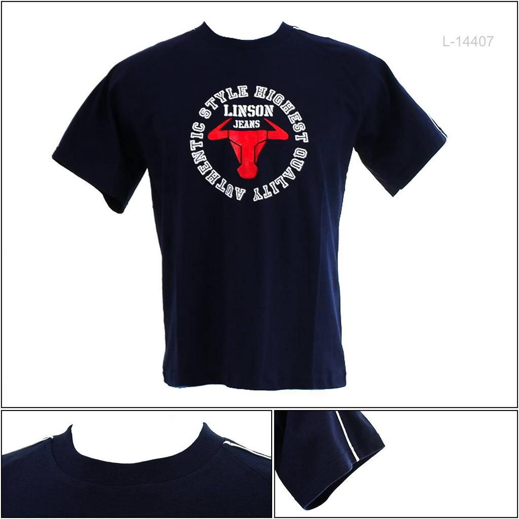 Kaos Oblong Cowok Lengan Pendek Linson[L14407]