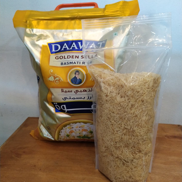 

Daawat golden sella basmati rice Beras basmati ecer 1kg original