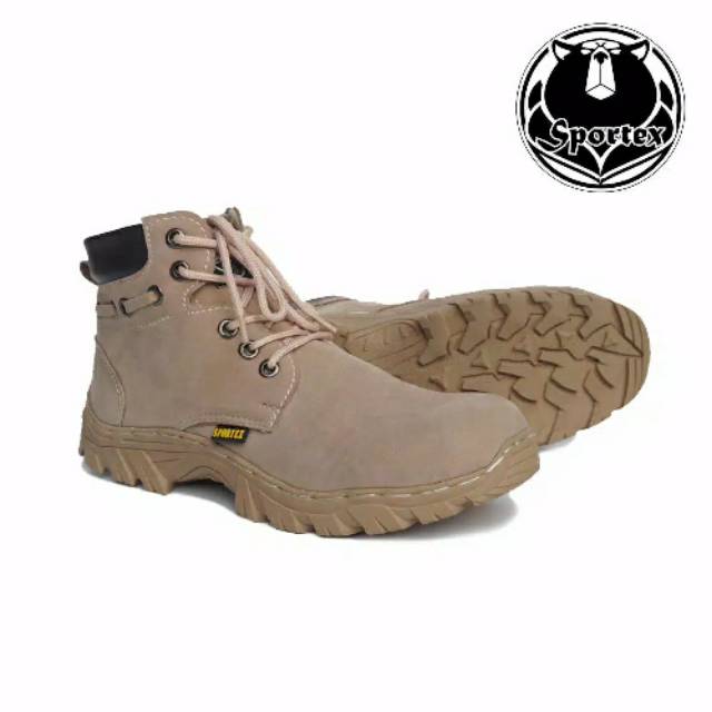 Safety Shoes Pria Ujung Besi / sepatu safety type gurun by sportex