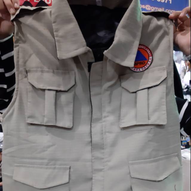 Rompi BPBD cream#rompi bpbd hitam