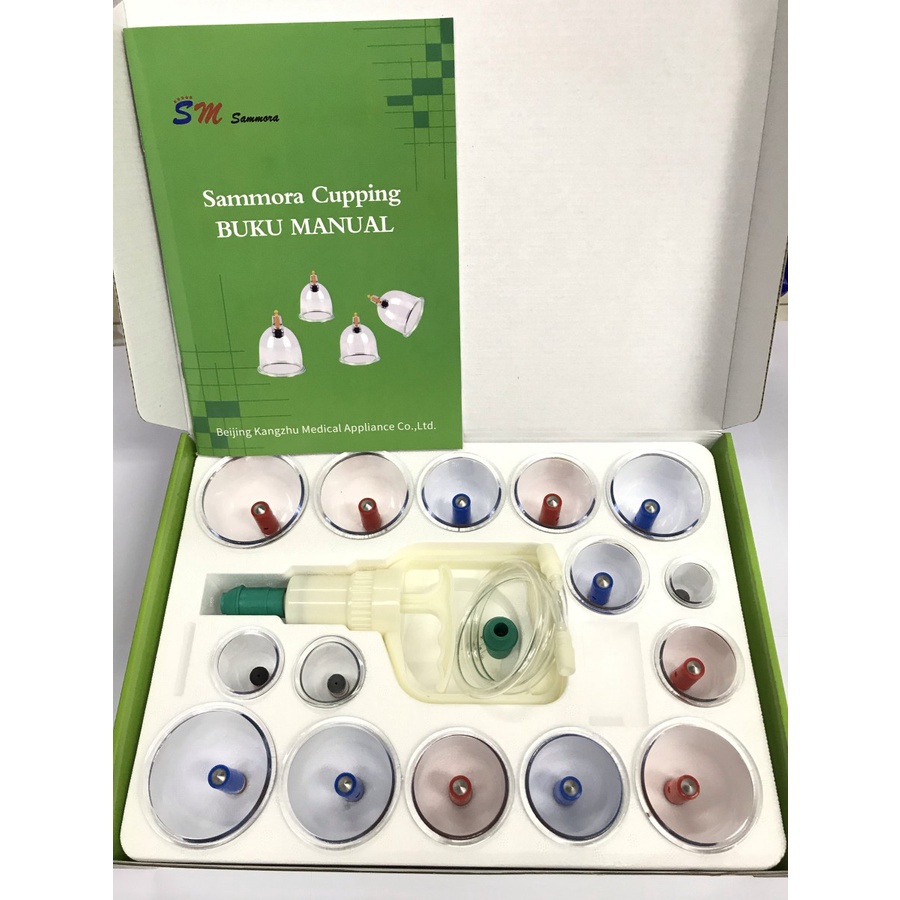 Alat Bekam / Kop Angin Sammora New Isi 15 Pcs | Hijamah Cupping Therapy | Bisa COD