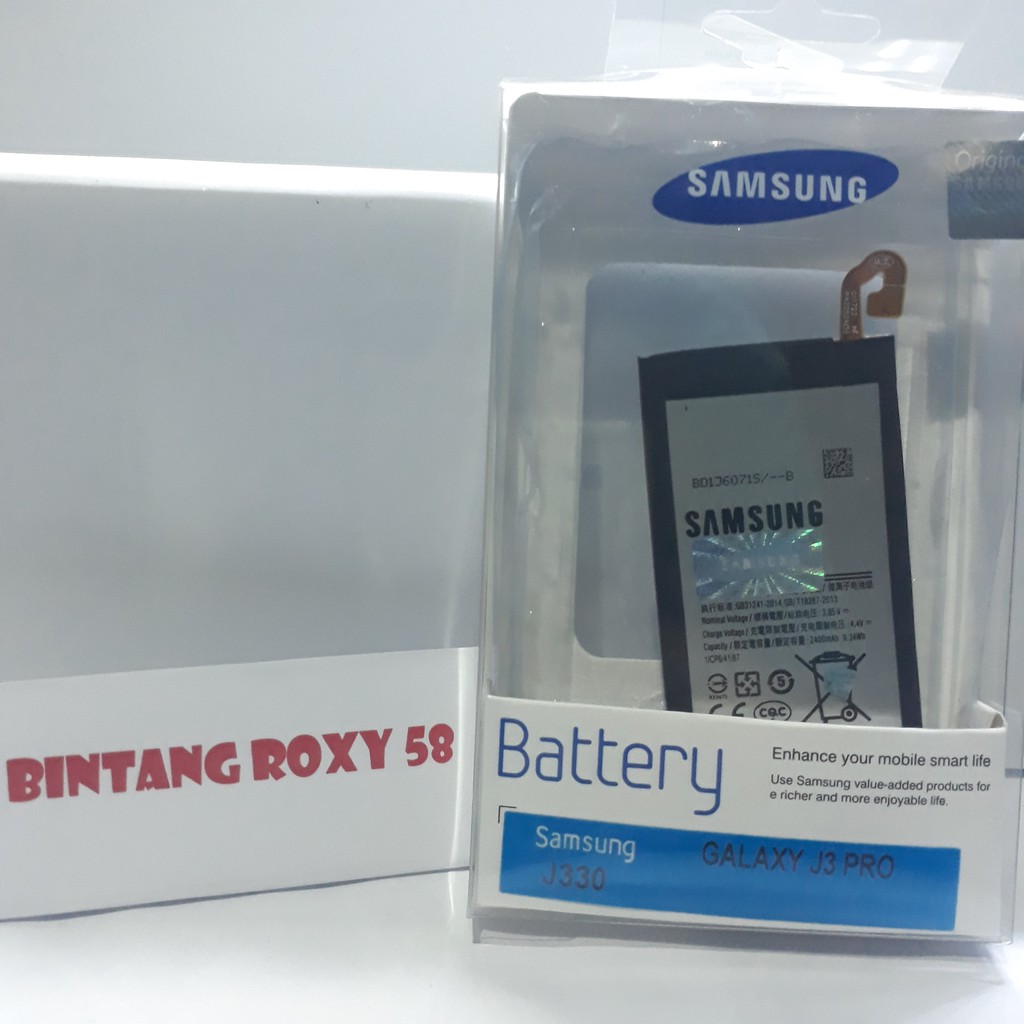Batre Baterai Samsung J3 Pro Original Ori Battery Batu Baterei Hp Samsung J3pro