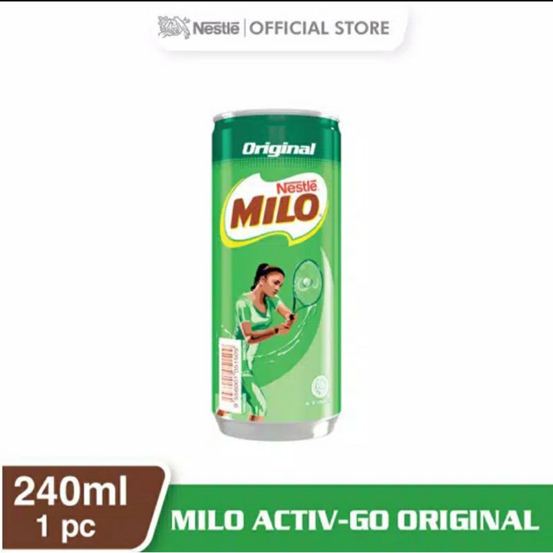 MILO ACTIVE GO KALENG 240ML ORIGINAL