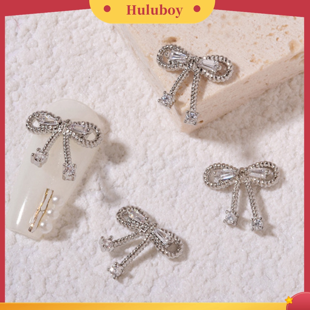 Huluboy Huluboy♡ Aksesoris Nail Art Cubic Zirconia 3D Aneka Bentuk Untuk Dekorasi Manicure Wanita