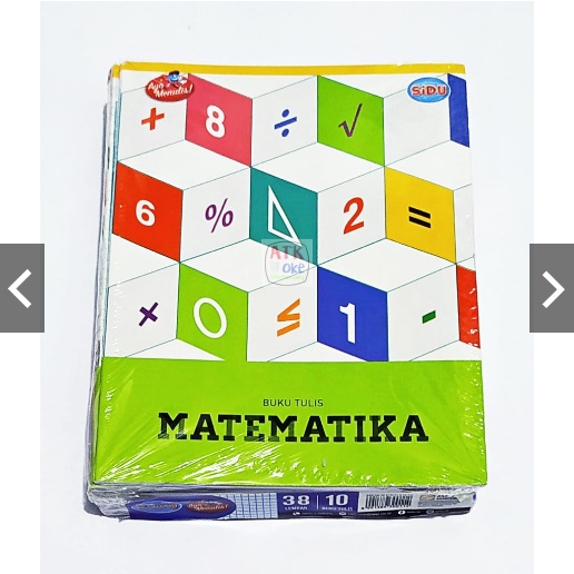 

1 pcs Sidu Buku Matematika / Strimin 38