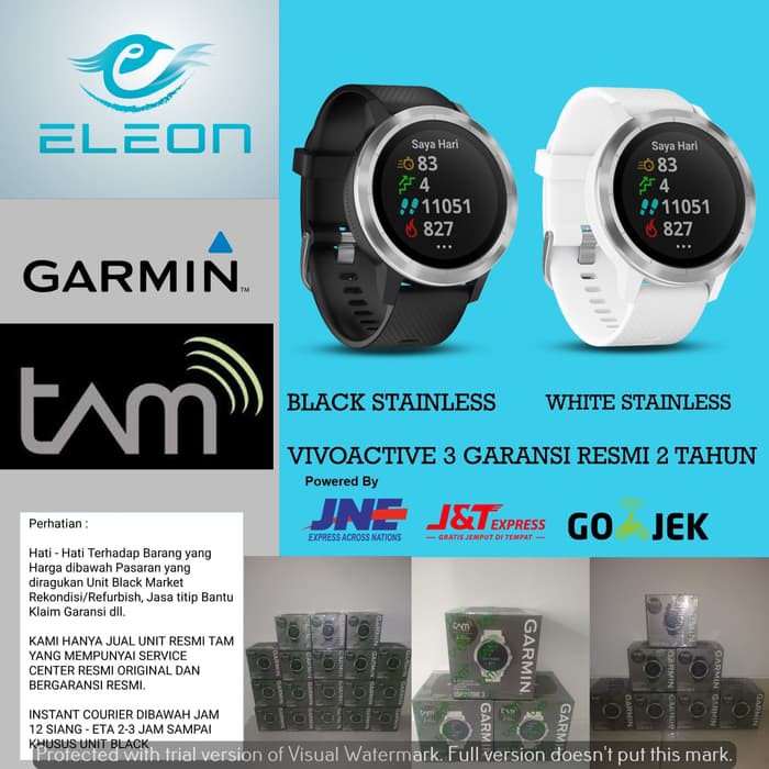 Jamtanganwanita JamWanitaTerbaru Jamtangansport Jamtanganmurah GG2DA6 "SMART WATCH GARMIN VIVO ACTIV