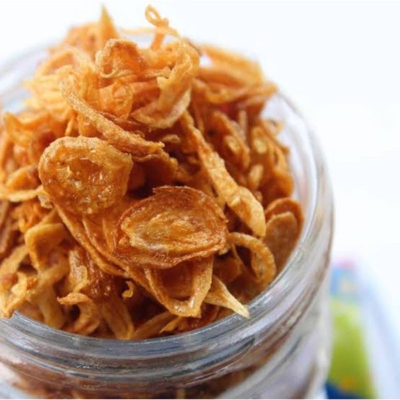 

Bawang GorengTanpa Tepung Kemasan Toples Mini