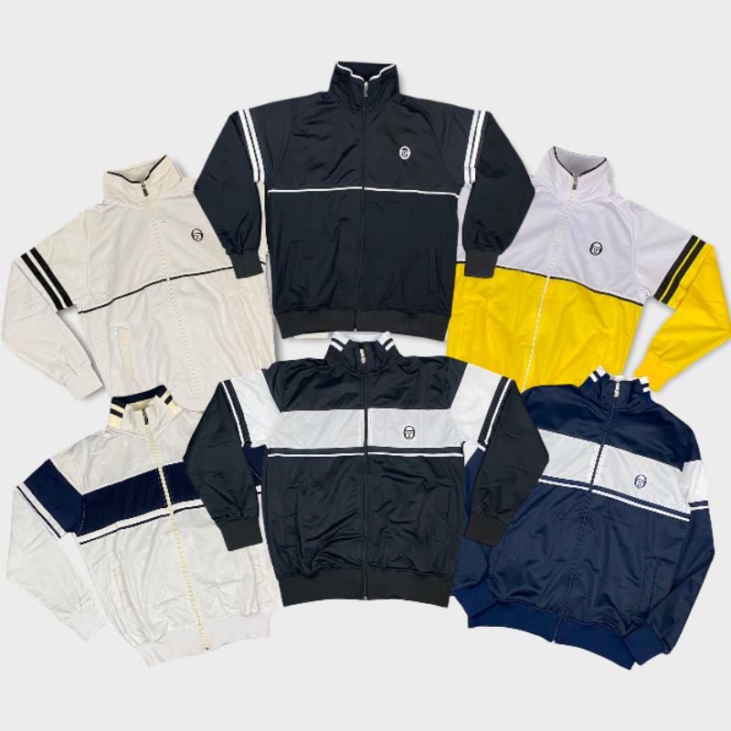 TRACK TOP SERGIO TACCHINI HITAM PUTIH KUNING NAVY