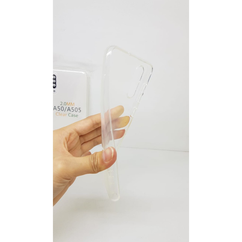 Soft Case OEM Transparan Samsung A50 A505F 6.4 Inchi Clear Ultra Thin TEBAL 2.0mm SUPER CLEAR