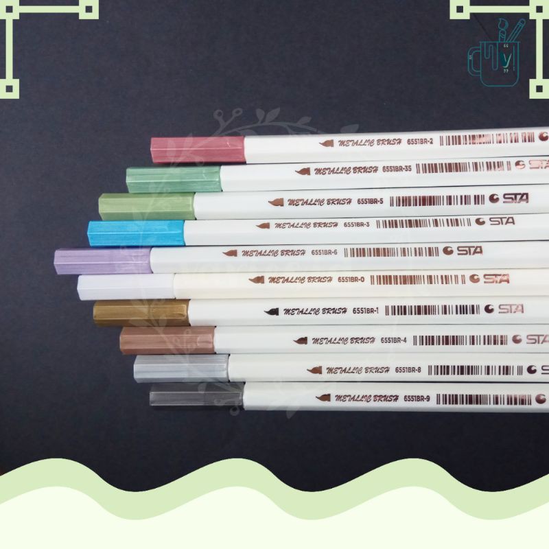 

Brush | Brush Pen | Spidol | Drawing Pen STA Metalik