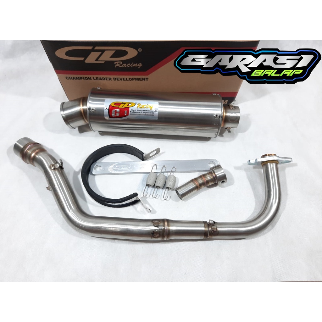 KNALPOT CLD YAMAHA MIO SPORTY FINO NOUVO C1 BULAT C1 OVAL