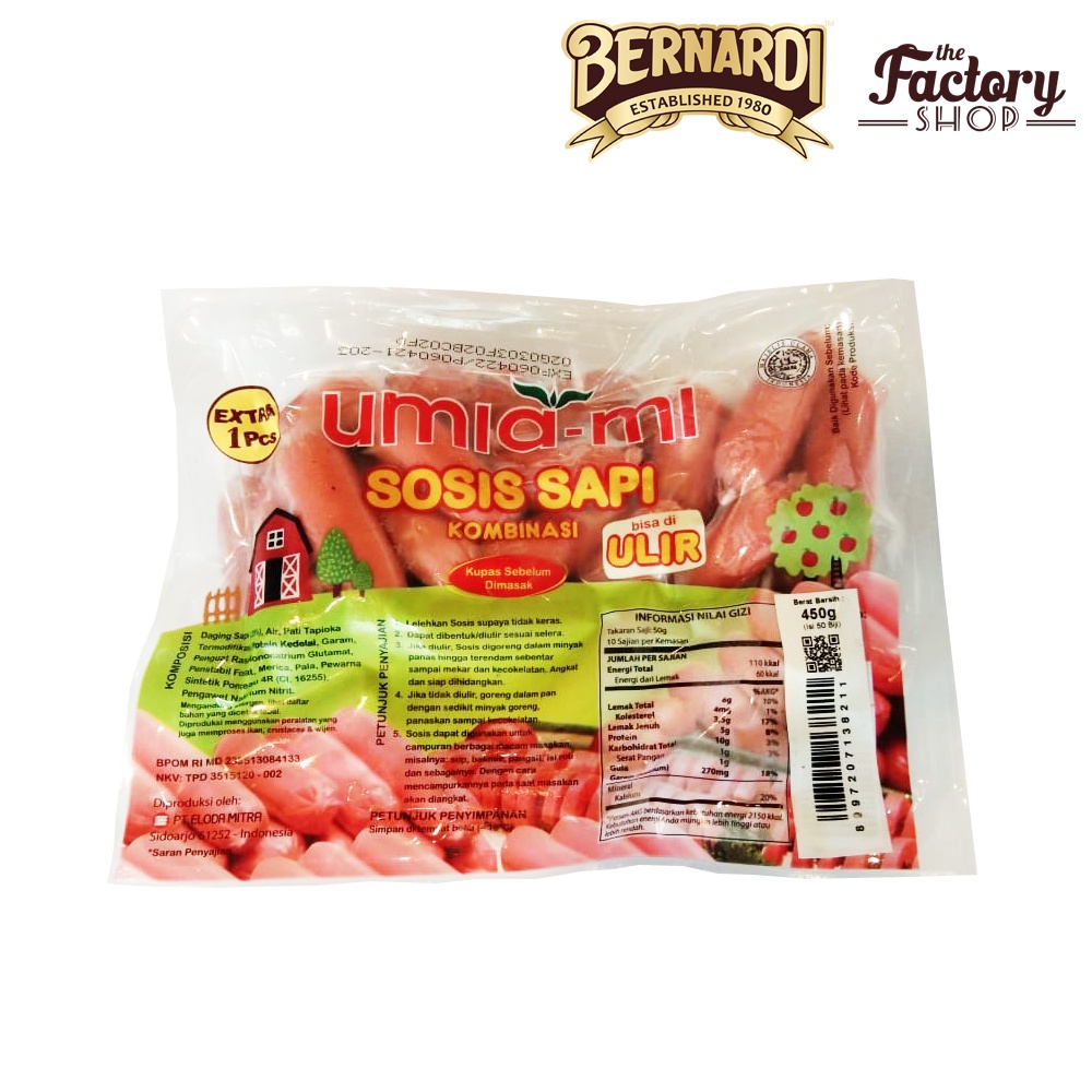 

Umiami Sosis Sapi Ulir 50bj