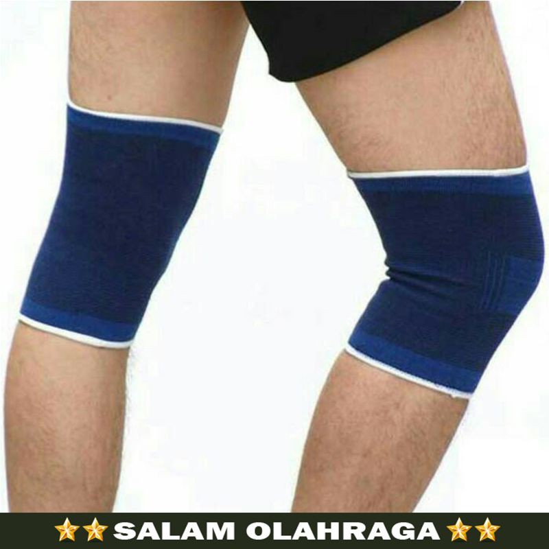 Pelindung Lutut Deker kaki aksesoris futsal bola gym fitness Knee