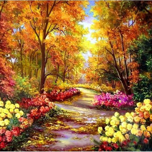 

Home Decor Canvas Paint By Number Kit Oil Painting