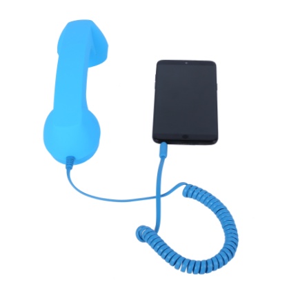 Cocophone Headset anti radiasi hp laptop model gagang telepon [READY STOCK]