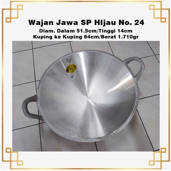 Wajan Jawa SP HIjau No. 24