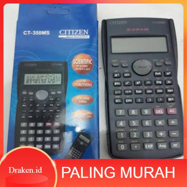 

[COD} Kalkulator Scientific Citizen Fx 350 Ms