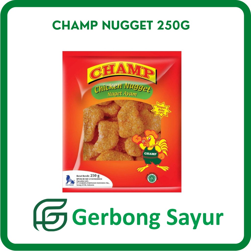 Jual Frozen Food Champ Nugget 250g Indonesia Shopee Indonesia