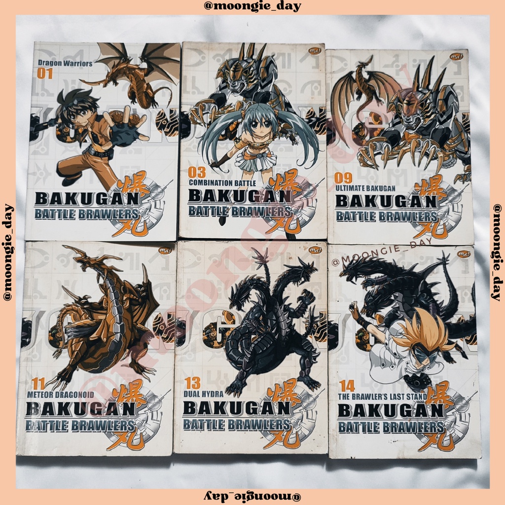 KOMIK BAKUGAN BATTLE BRAWLERS (ORI/PRELOVED/BEKAS/FULL COLOR)