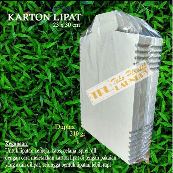 KARTON LIPAT LAUNDRY SATUAN LIPAT BAJU PAKAIAN