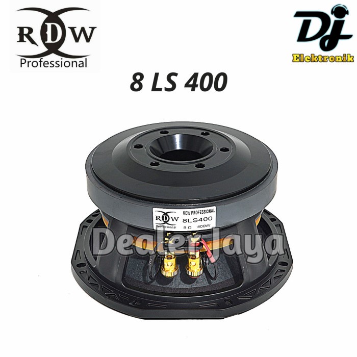 Speaker Komponen RDW 8 LS 400 / 8LS400 / LS400  - 8 inch
