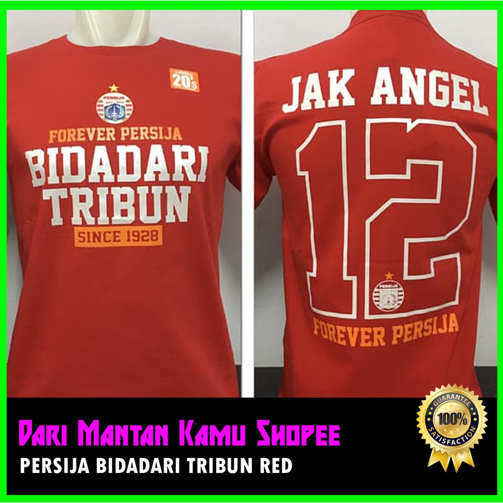 KAOS BAJU DISTRO BOLA MURAH The Jak Angel PERSIJA Bidadari Tribun