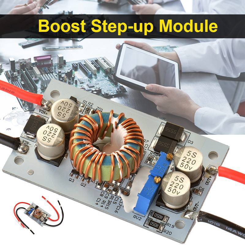 Modul Step Up 250W 10A Boost Converter DC-DC 8.5-48V to 10-50V