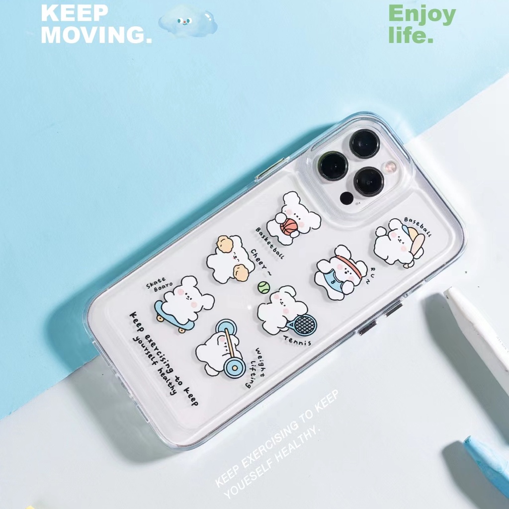 Case Pelindung Bahan Akrilik TPU Untuk iPhone 11 13pro 13prm 12 7Plus xs 8Plus XR 7 8 XR 11pro xs Max 12Pro Max