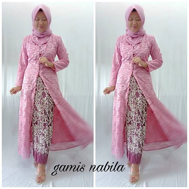 BATIK COUPLE KUTUBARU BRUKAT PANJANG SET COUPLE/BATIK SET/BATIK SERAGAM/KEBAYA KONDANGAN