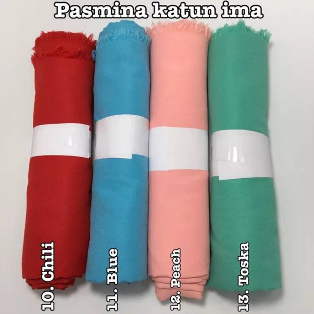 Pashmina katun Ima Rawis / Pashmina Rawis Katun Ima Jepang ORI