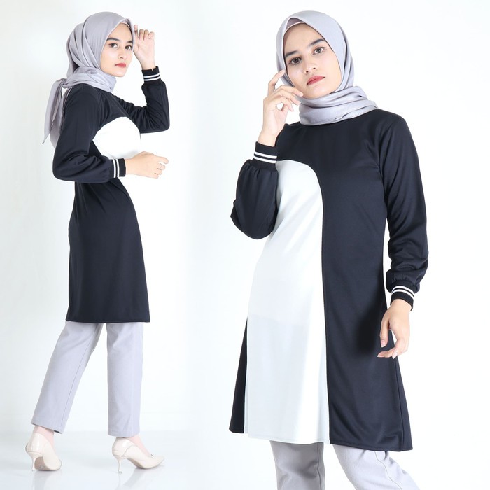 Irene Tunik Atasan Wanita Baju Tunik Remaja Muslim Wanita Kekinian 2020 Murah Terbaru Polos Tunic